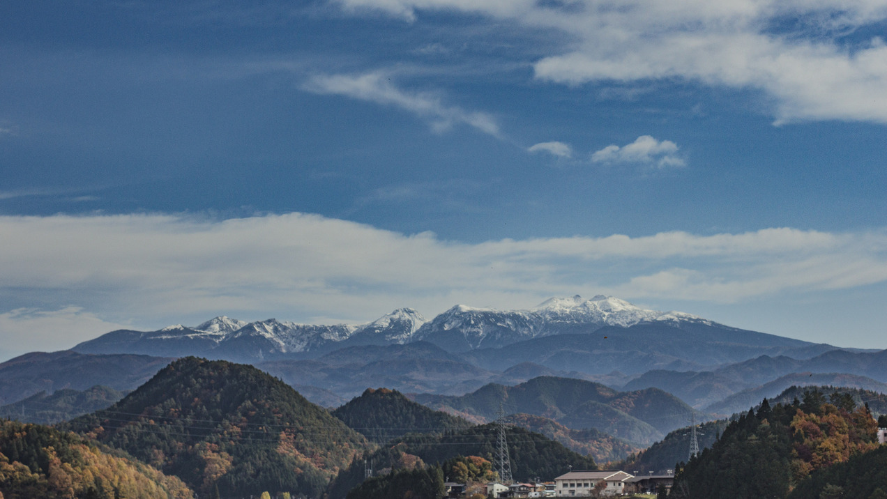 picture of Japanese Alps from Takayama